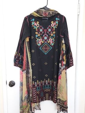 Pakistani 2 Piece Dress Bonanza Satrangi